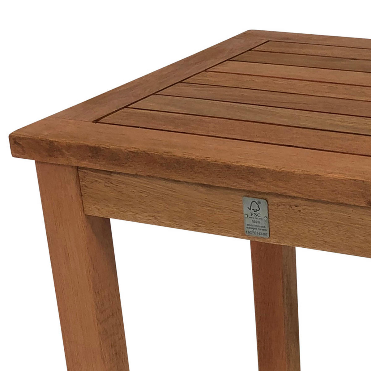 BEISTELLTISCH Norwich - Gartentisch aus Eukalyptusholz Oberfläche geölt. 40x40x40cm - Braun, Holz (40/40/40cm) - TPFGarden