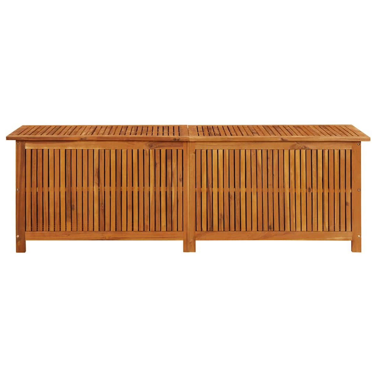 GARTEN-AUFBEWAHRUNGSBOX 175/50/58 Cm Massivholz Akazie - Akaziefarben, Holz (175/58/50cm) - vidaXL