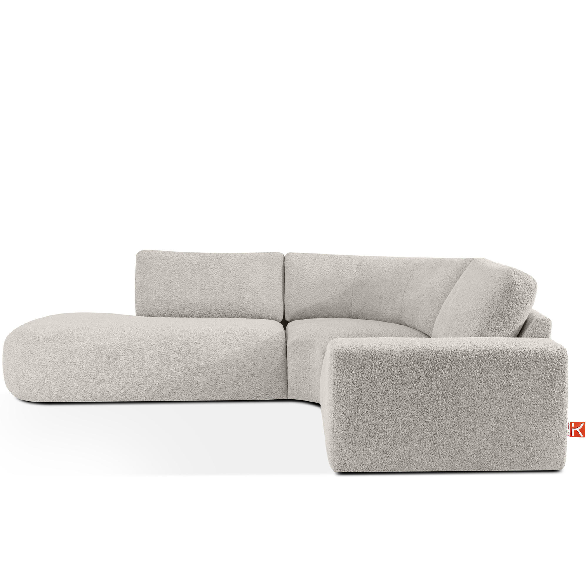 ECKSOFA LINKS ZUCCO, Braun - Braun, Holz/Holzwerkstoff (224/293cm) - KONSIMO®