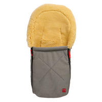 LAMMFELL-BABYSCHALENFUSSSACK Emma, grey melange - Grau, Fell (37/7/80cm) - Kaiserbaby