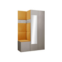 GARDEROBEN-SET Orion XXVI - Kaschmir/Orange, Holzwerkstoff/Kunststoff (116/186/46cm) - MIRJAN24