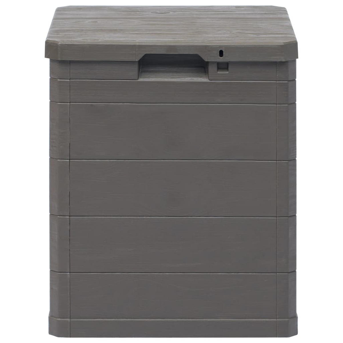 GARTEN-AUFBEWAHRUNGSBOX 90 L Braun - Braun, Kunststoff (44/50/42.5cm) - furnicato