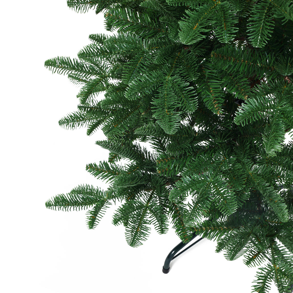 KÜNSTLICHER Weihnachtsbaum 150 cm mit 769 PE-/PVC-Spitzen, Tannen-Optik - Grün, Kunststoff (150cm) - Hometopia