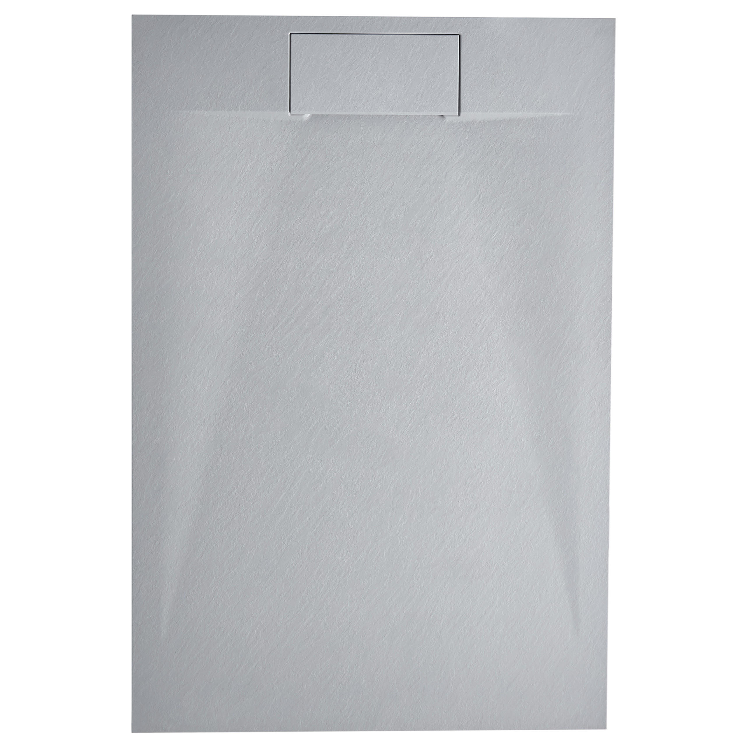 CĂDIȚĂ DE DUȘ 80/120/3 cm gri Azzurro - gri închis/gri, material plastic (120/3/80cm) - Beliani