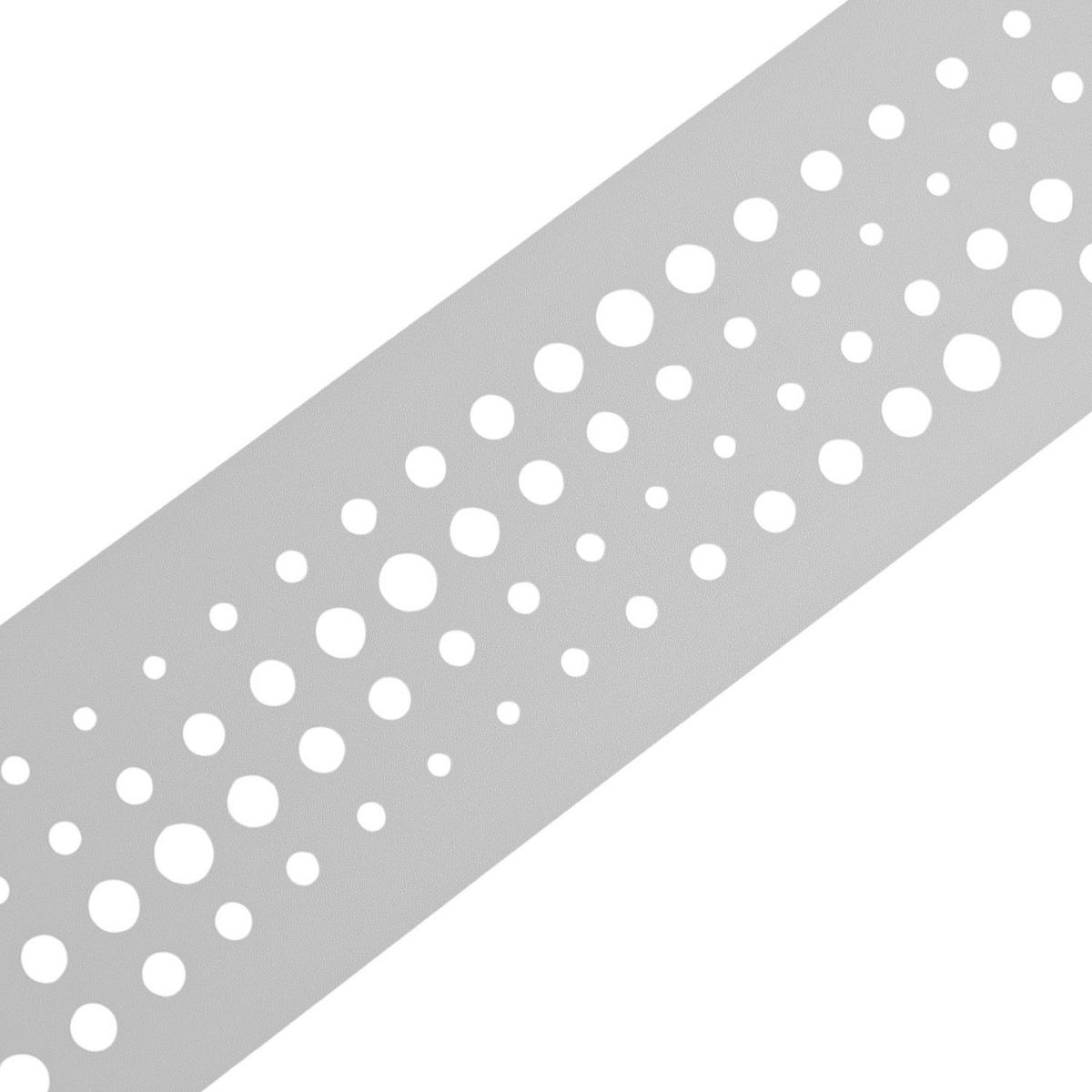 SICHTSCHUTZSTREIFEN zaun|zu PREMIUM dekor Pulse Sichtschutz Weiß 2,55m - Weiß, Kunststoff (255/19cm) - ZAUN|ZU