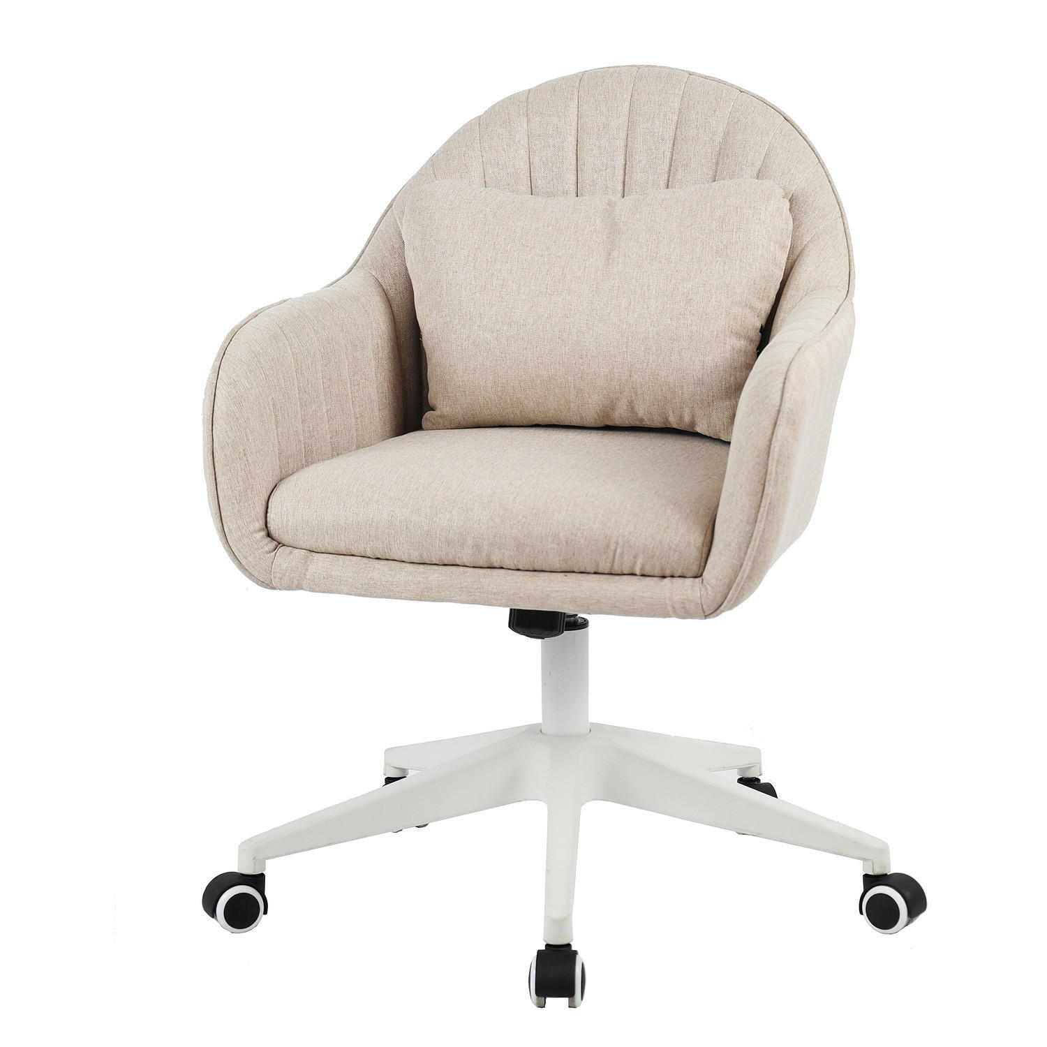 BÜRODREHSTUHL - Microfaser / Kunststoff - Grau, Kunststoff (59/93/65cm) - home24