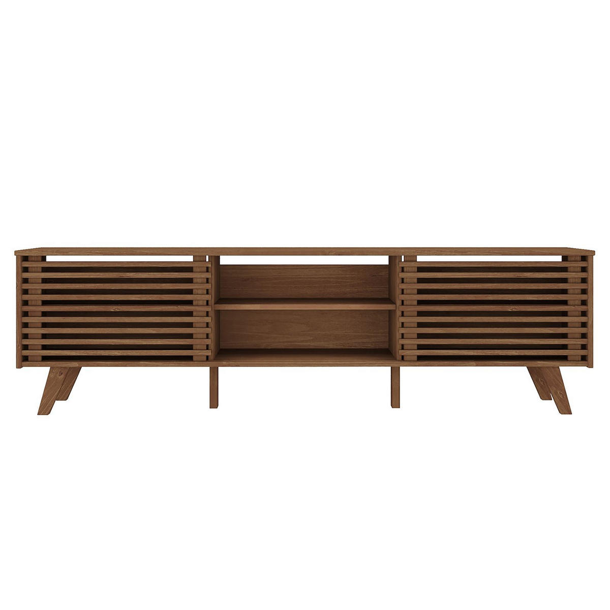 LOWBOARD FÜR 75" TV RIAN - Kastanienfarben, Holz (175/50/38cm) - IDIMEX