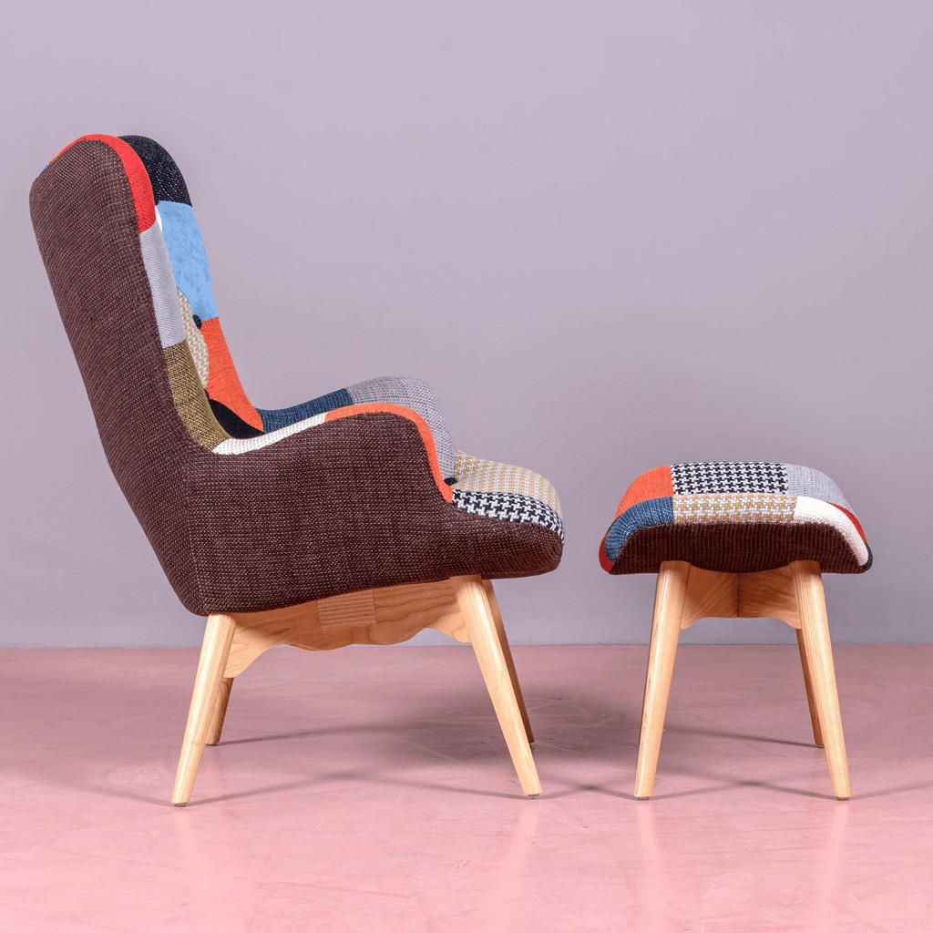 Thumbnail - Nest Dream Sessel, Mehrfarbig, Textil, 1-Sitzer, 70x95x75 cm, FSC 100%, Wohnzimmer, Sessel, Polstersessel