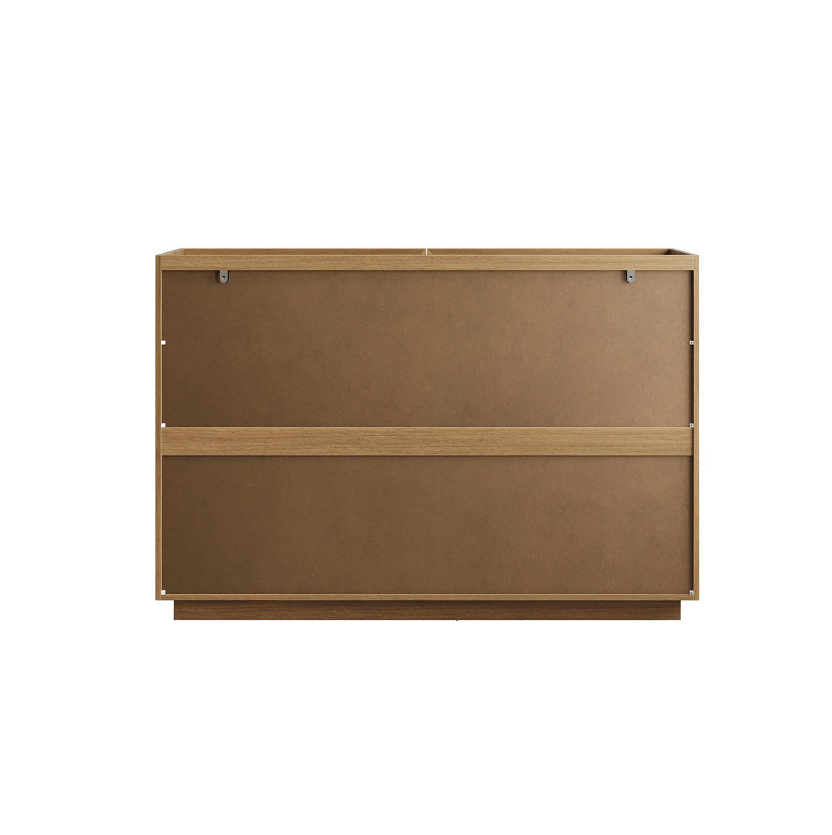 KOMMODE 115/48/78 cm aus MDF und Holzwerkstoff mit 6 grifflosen Schubladen Eichefarben - Nussbaumfarben, Holzwerkstoff (115/78/48cm) - Modenvie