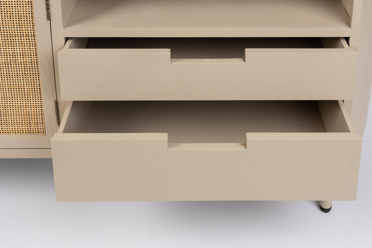 BEISTELLTISCH Amaya - Beige - 38/150/55 cm - Beige, Holz (38/150/55cm)