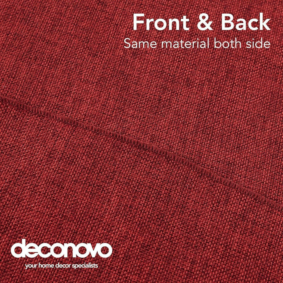 TISCHDECKE Rund 140 cm Rot - Bordeaux, Textil (140/140/1cm)