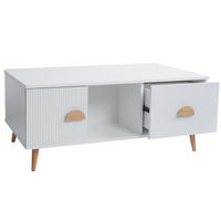 COUCHTISCH eckig Weiß - Weiß, Holz (60/100/43cm) - MCW