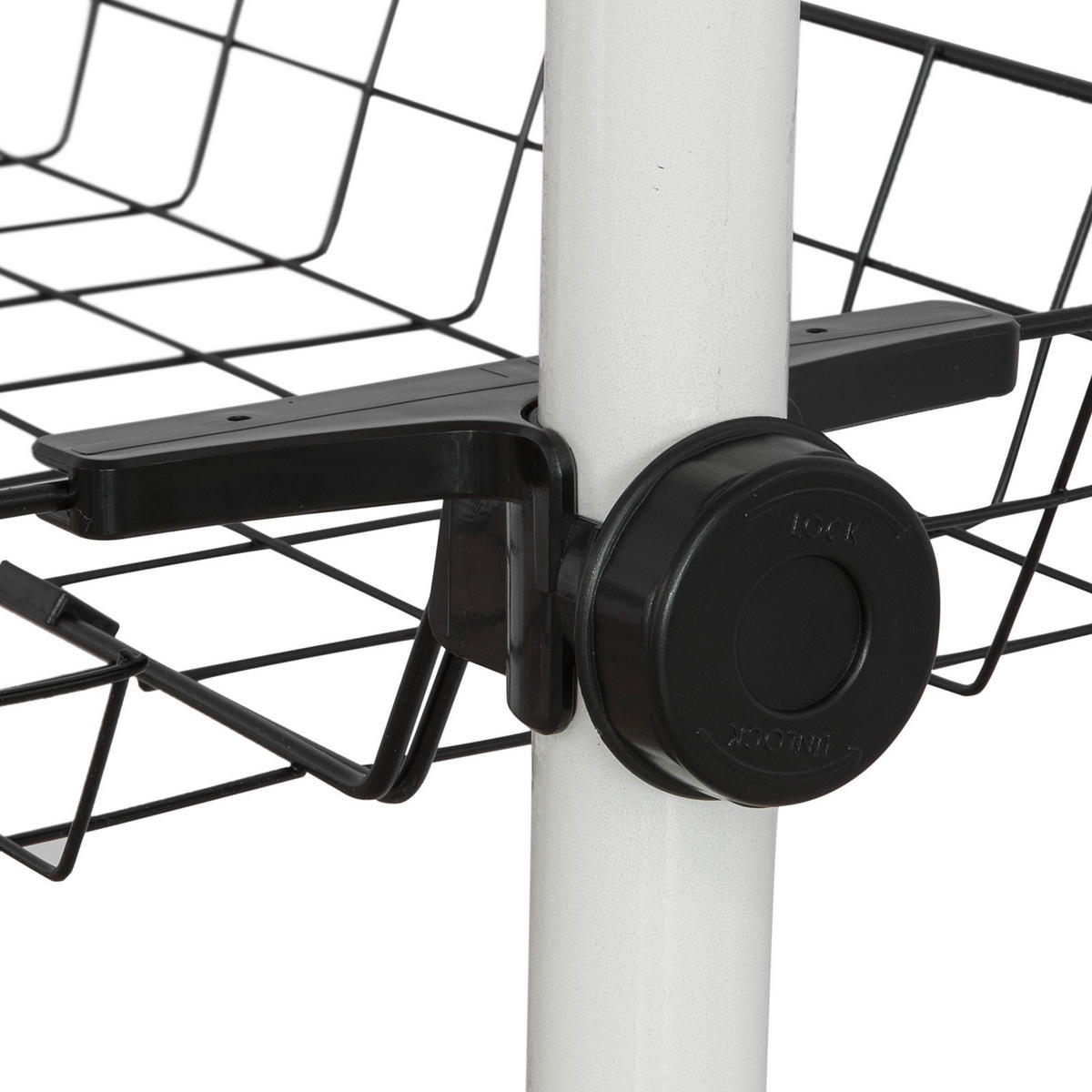 TELESKOP GARDEROBEN SYSTEM - Weiß, Kunststoff (195/278/1cm) - SoBuy