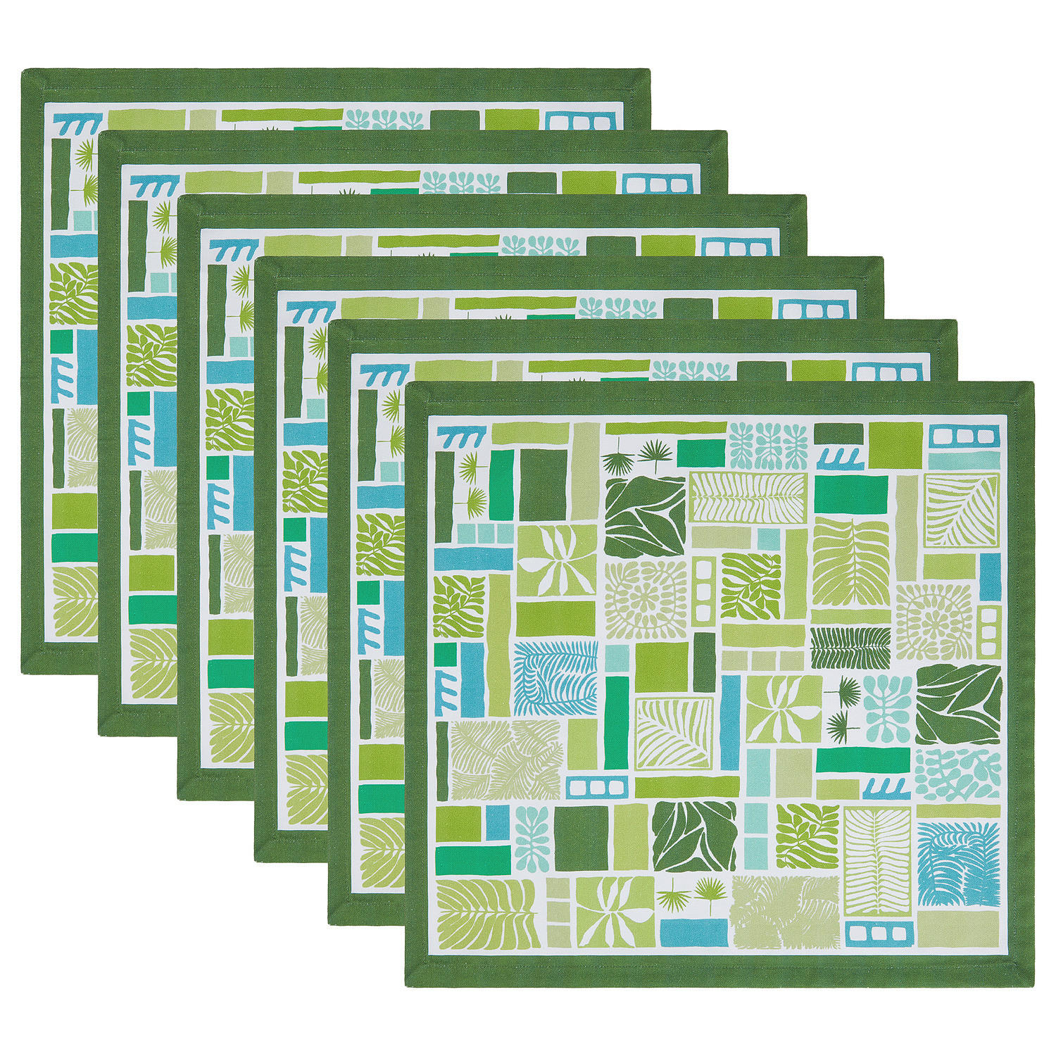 SERVIETTE (6er Set) Pachamama - Multicolor, Textil (42/42cm) - BUTLERS