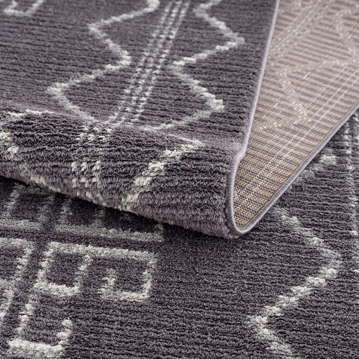 KURZFLOR-TEPPICH April 0608 Grau 160x230 cm - Grau, Textil (160/230cm) - carpet city
