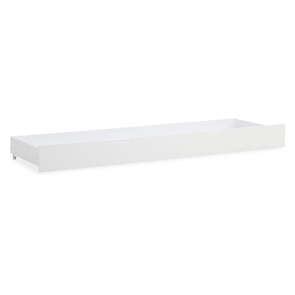 BETTSCHUBKASTEN Weiß 196/17,5/63 cm - Weiß, Holz - Homestyle4u