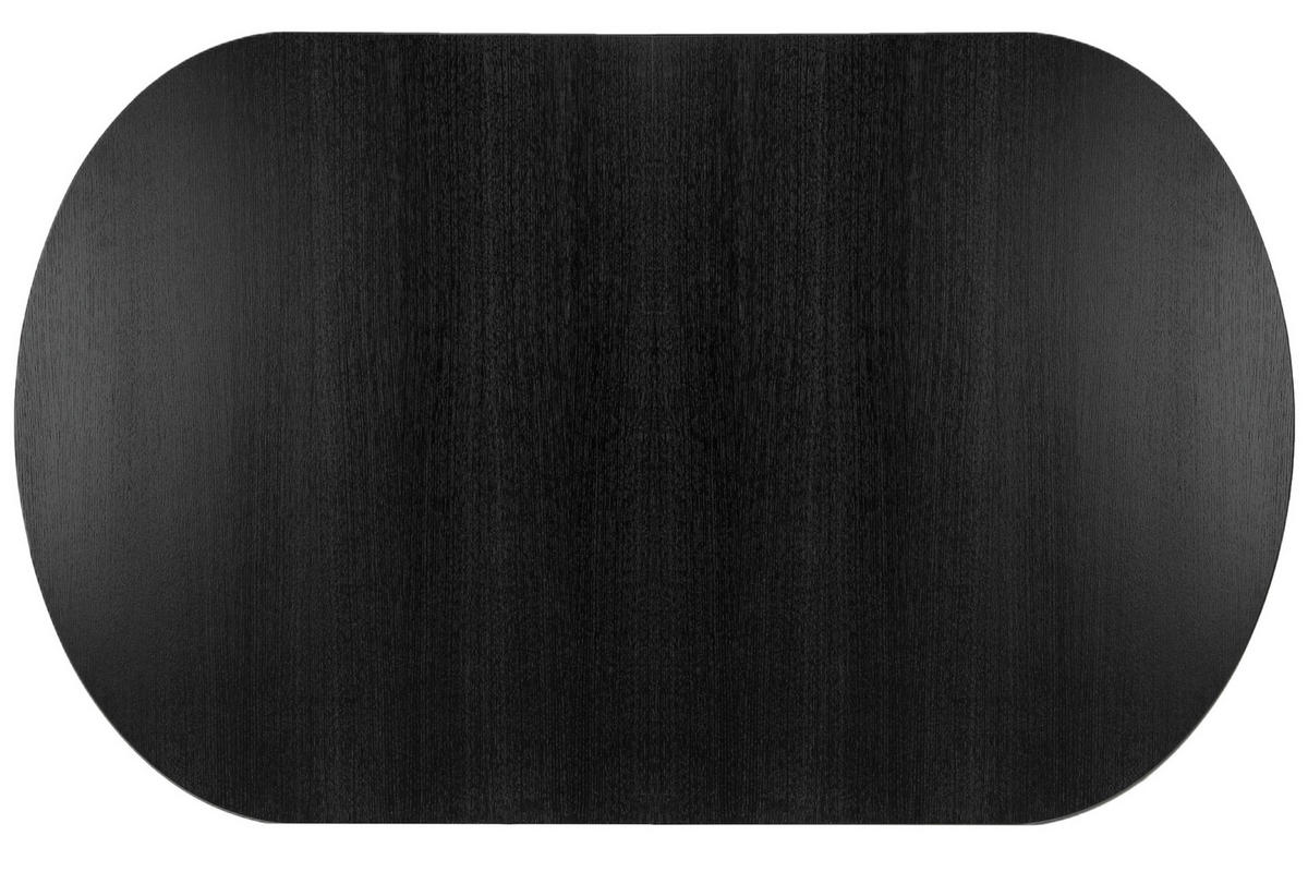 ESSTISCH ALTIS ausziehbar bis 240cm, Schwarz - Schwarz, Holz (90/160/77cm) - KONSIMO®