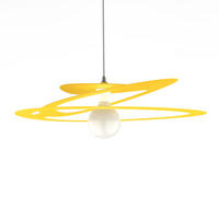 HÄNGELEUCHTE - Gelb, Metall (51/60/11cm) - Lumicom