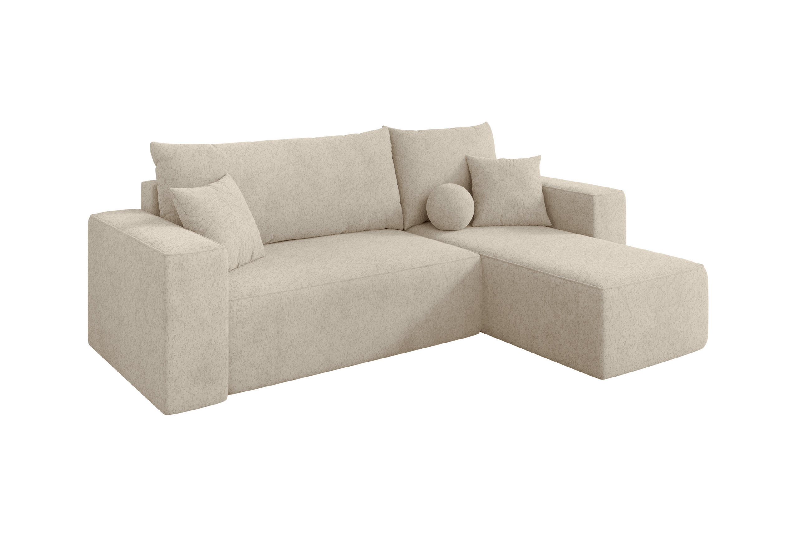 Altdecor Ecksofa Creme 249x139 cm