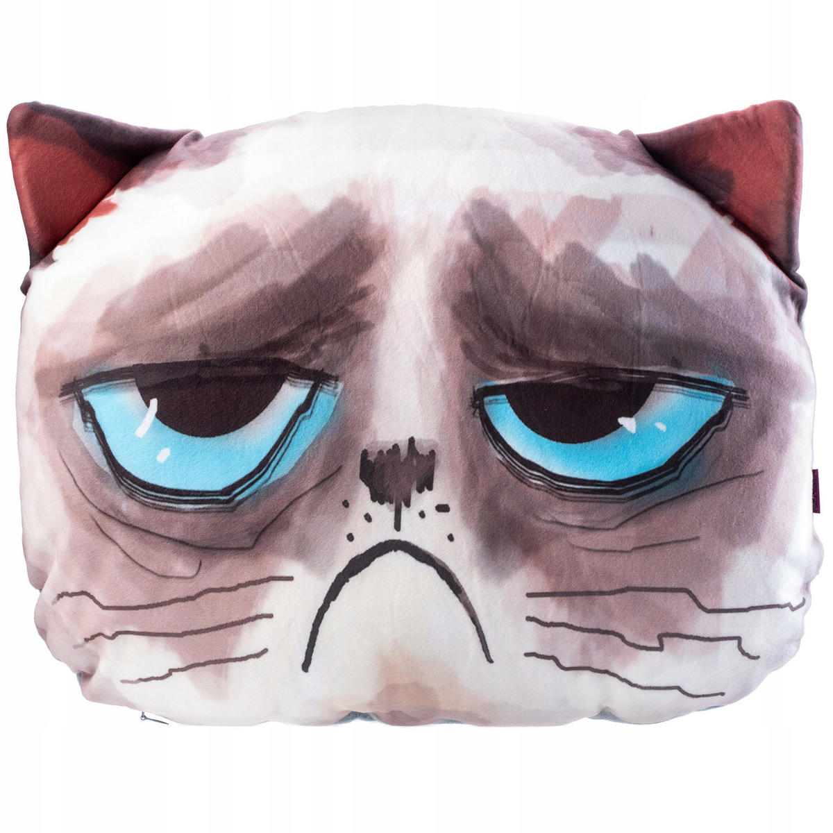 KISSEN mit Katzenaufdruck, 30 x 45 cm - Creme/Braun, Textil (30/45cm) - KADAX