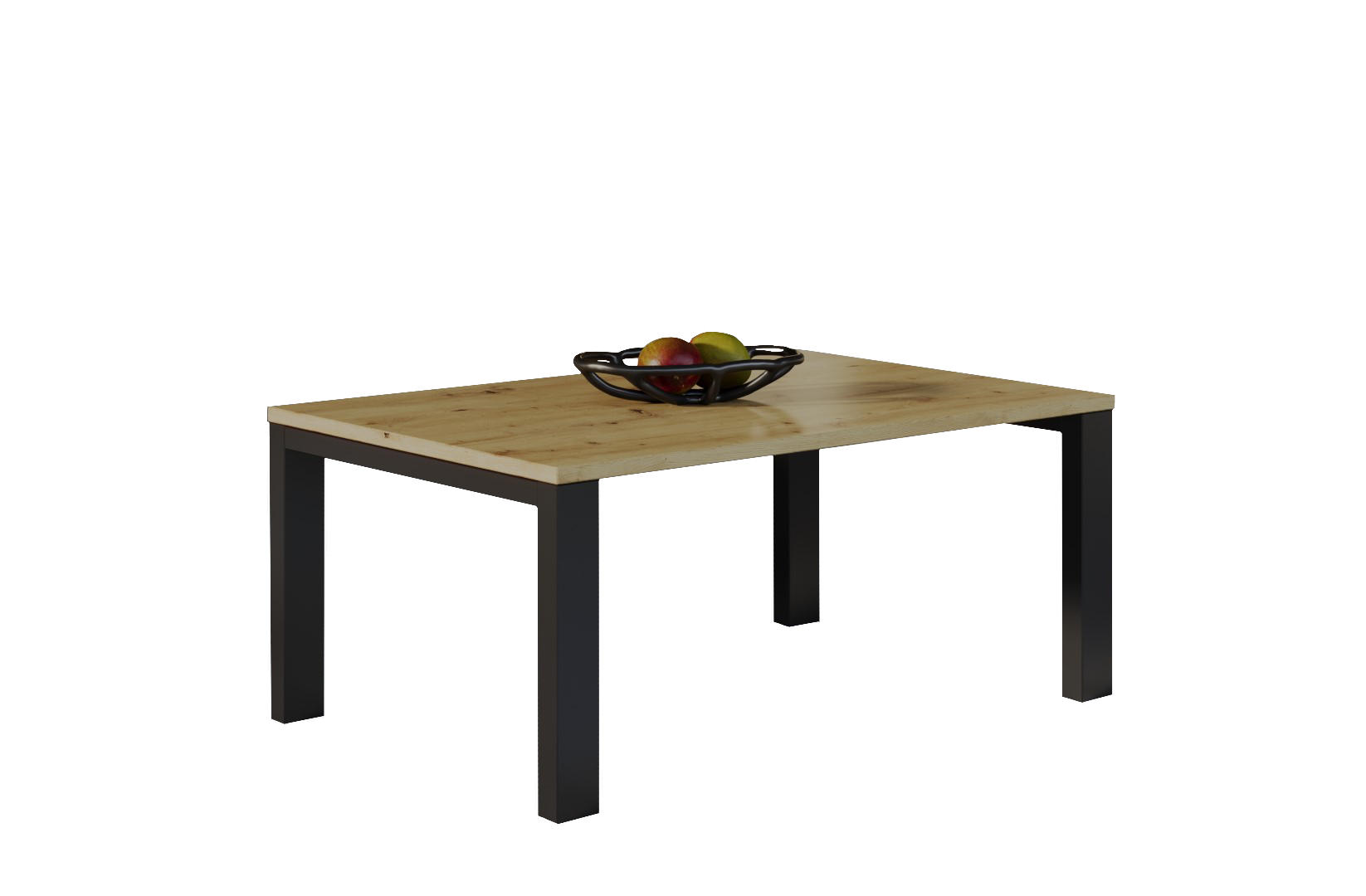 Endo-Moebel Couchtisch Eiche Artisan 80x55x130 cm