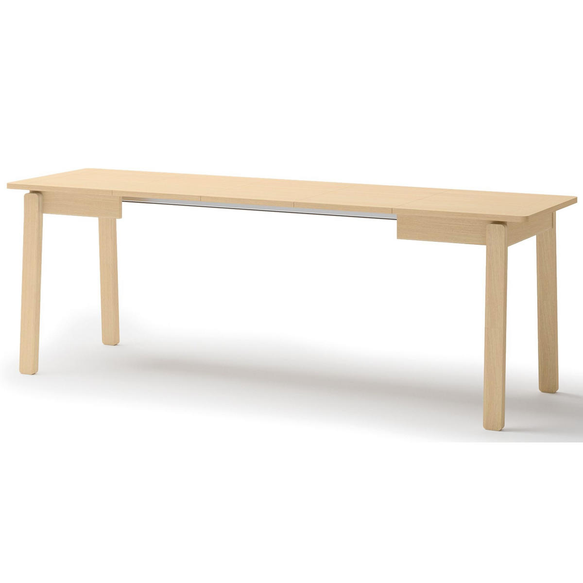 ESSTISCH Plot ausziehbar Helle Eichenholzoptik, 104 x 224 x 60 cm - Beige, Holz/Holzwerkstoff (60/104/77cm) - Selsey