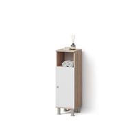 MIDISCHRANK Fucino Sonoma 30 x 95 cm - Sonoma Eiche, Holzwerkstoff (30/95/30cm) - Livinity®