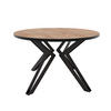 ESSTISCH ausziehbar aus MDF, Braun - Schwarz/Braun, Holzwerkstoff (100/100/76cm) - Idohome