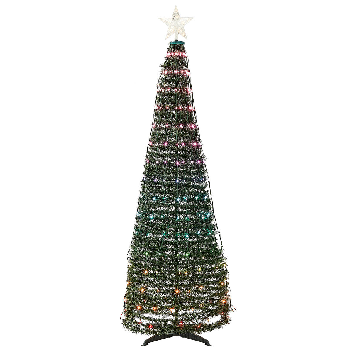 WEIHNACHTSBAUM 188 cm Grün Saarloq - Grün, Kunststoff (188cm) - Beliani