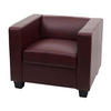 SESSEL LOUNGESESSEL Rotbraun - Rotbraun, Textil (86/70/75cm) - MCW