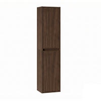 HÄNGESÄULE Edmé Dunkles Holz - Braun, Holzwerkstoff (30/160/26.6cm) - Petits-meubles