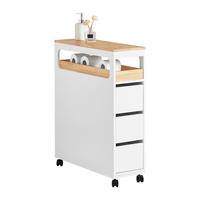 NISCHENWAGEN Weiß - Weiß, Holz/Holzwerkstoff (23/82/65cm) - SoBuy