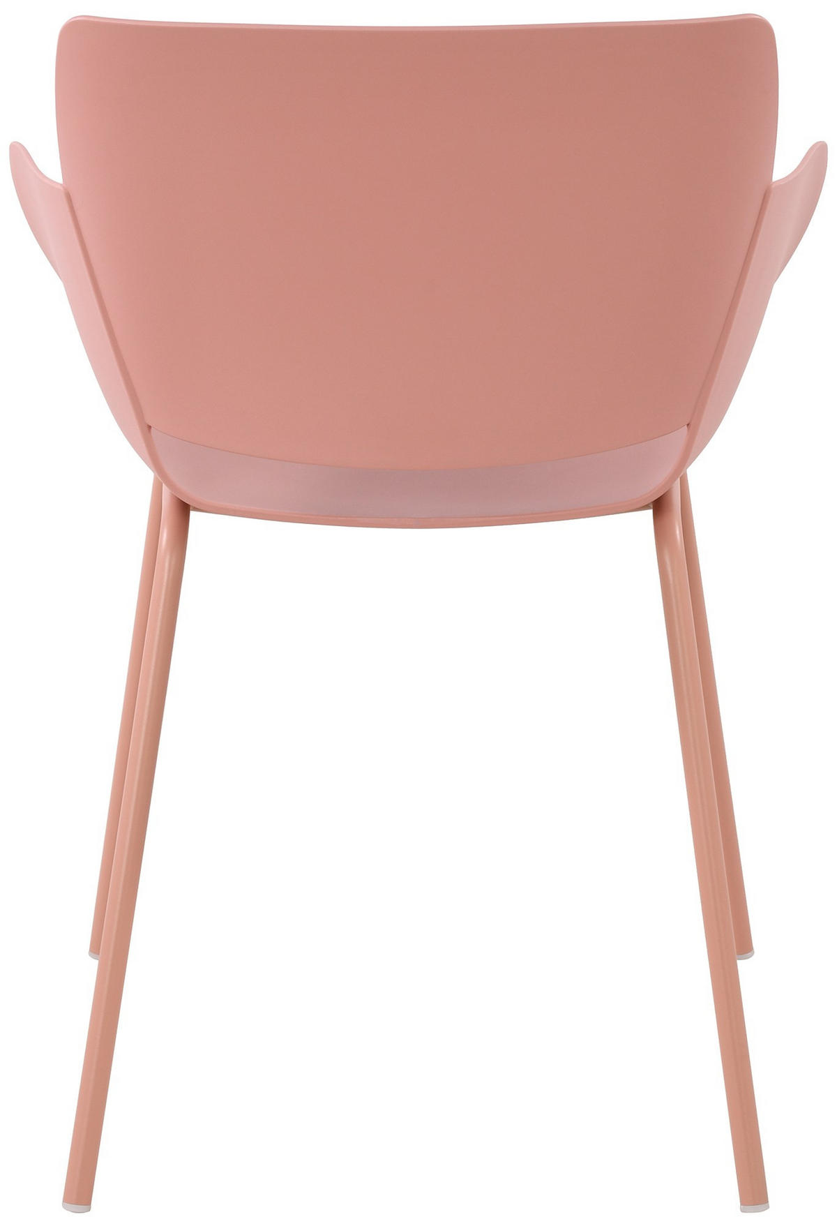 STUHL Kunststoff Pink - Pink, Kunststoff/Metall (58/80/54cm) - CLP