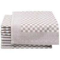 GESCHIRRTÜCHER, 10er-Set, 46x70 cm, 100% Baumwolle, Braun - Braun, Textil (46/70cm) - Zollner