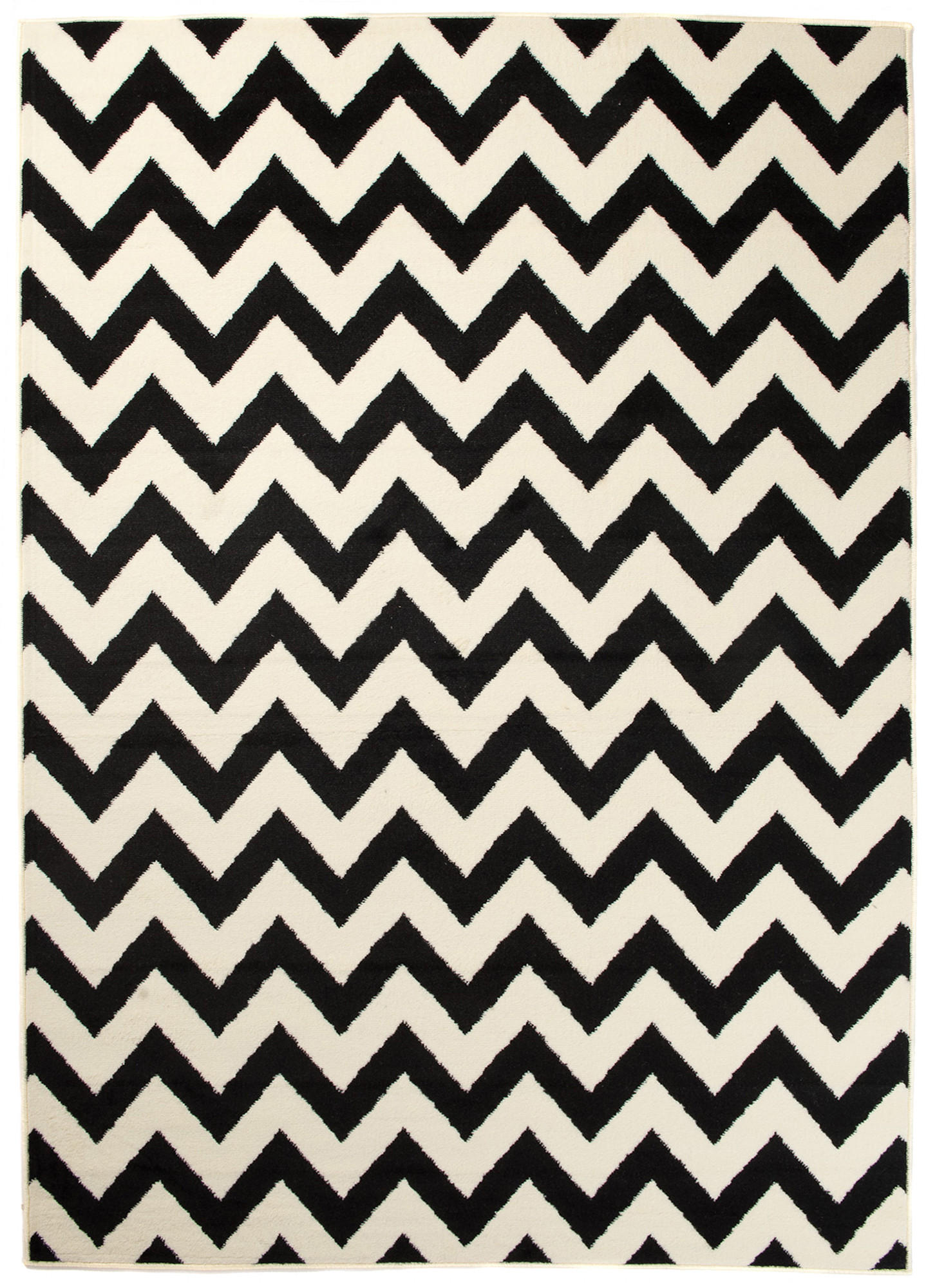 Tapiso Teppich Schwarz, Weiß 140x200 cm