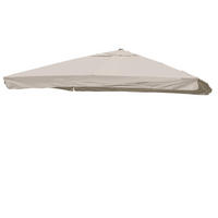 ERSATZ-BEZUG FÜR SCHIRM Ecru - Ecru, Textil (335/335cm) - MCW
