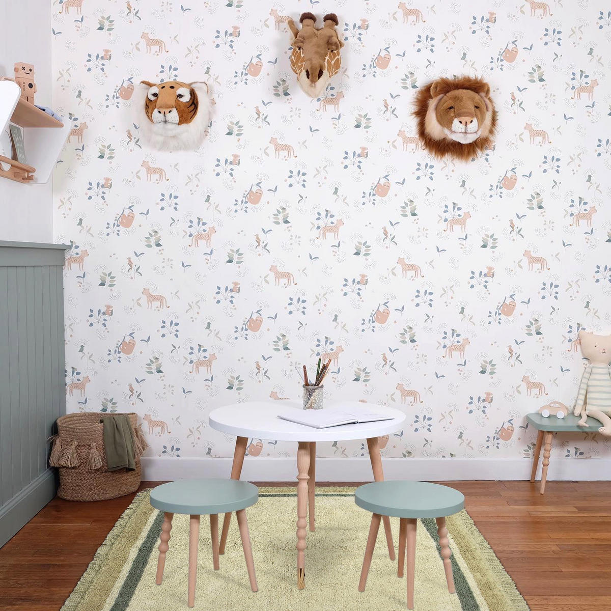 KINDERTEPPICH aus Baumwolle beige - Beige, Naturmaterialien (120/170cm) - AFK Living