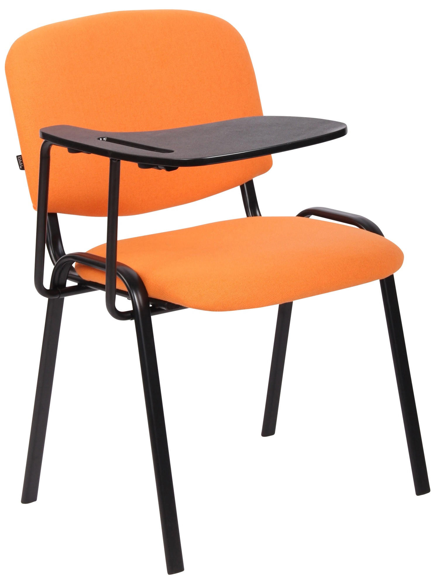 BESUCHERSTUHL Stoff Orange - Schwarz/Orange, Textil/Metall (53/81/71cm) - CLP