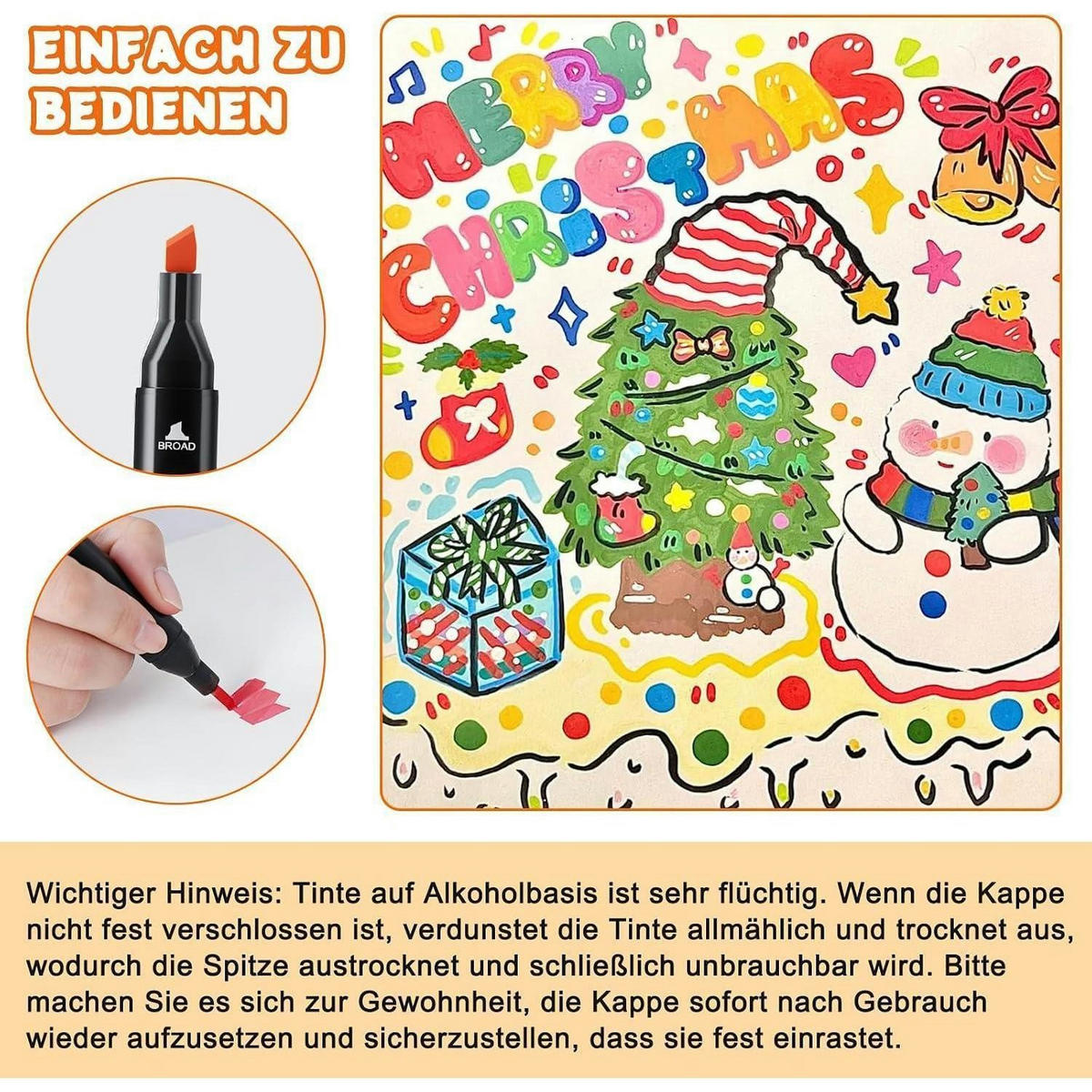 ACRYLSTIFTE Set 80 Farben Doppelspitze wasserfest - Multicolor, Kunststoff (15/14/18cm)