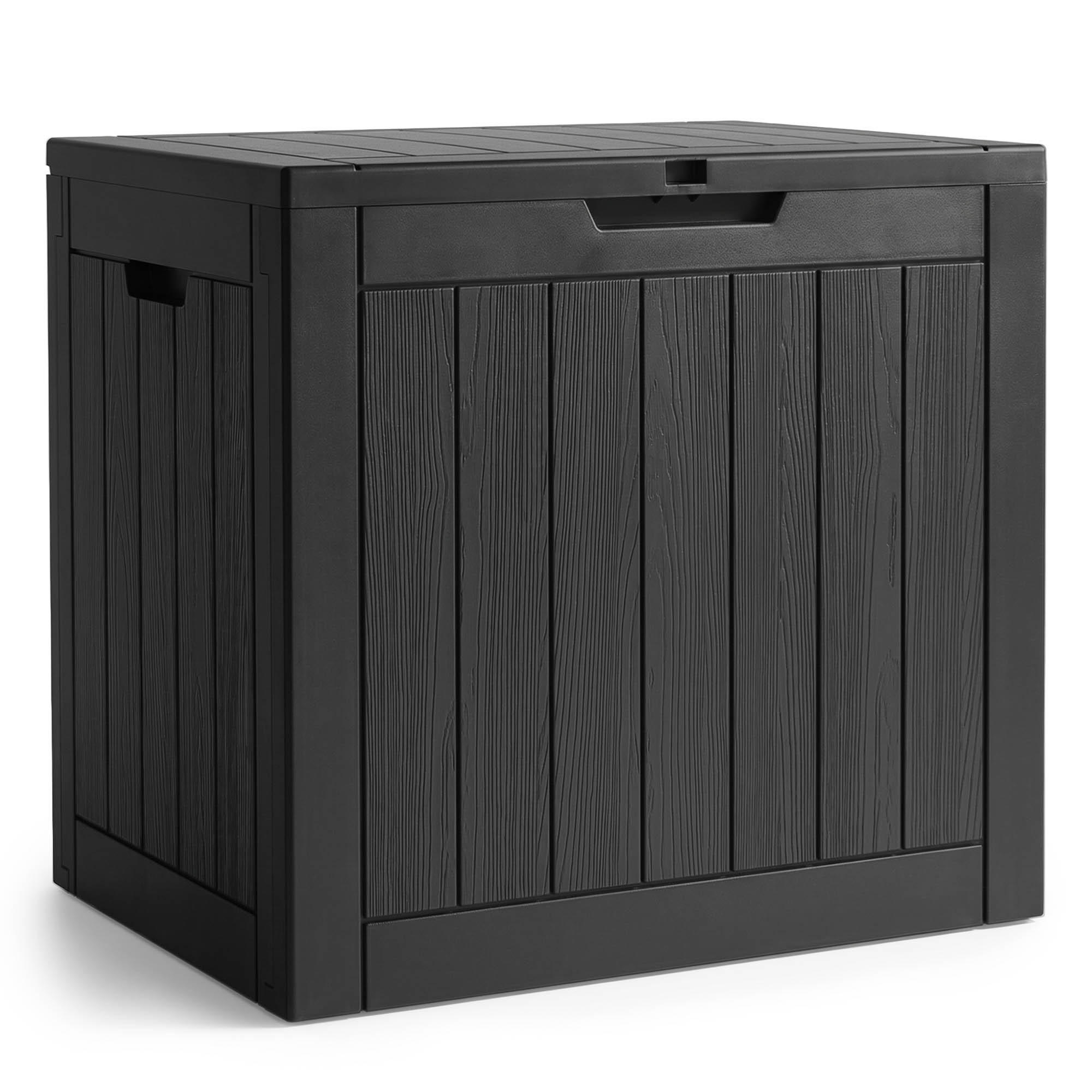 GARTENBOX 117L Schwarz - Schwarz, Kunststoff (56/53.2/43.1cm) - Akord