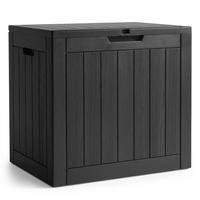 GARTENBOX 117L Schwarz - Schwarz, Kunststoff (56/53.2/43.1cm) - Akord
