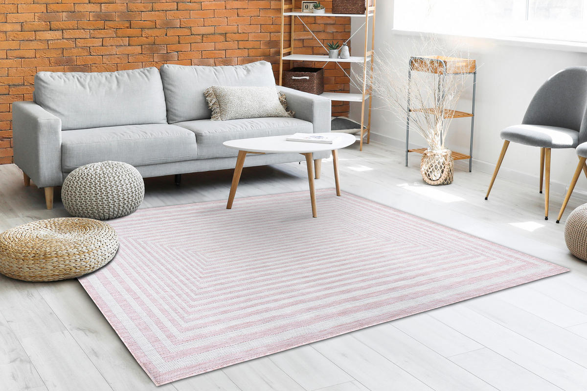 TEPPICH Sion 120/170 cm - Pink, Textil (120/170cm) - rugsX