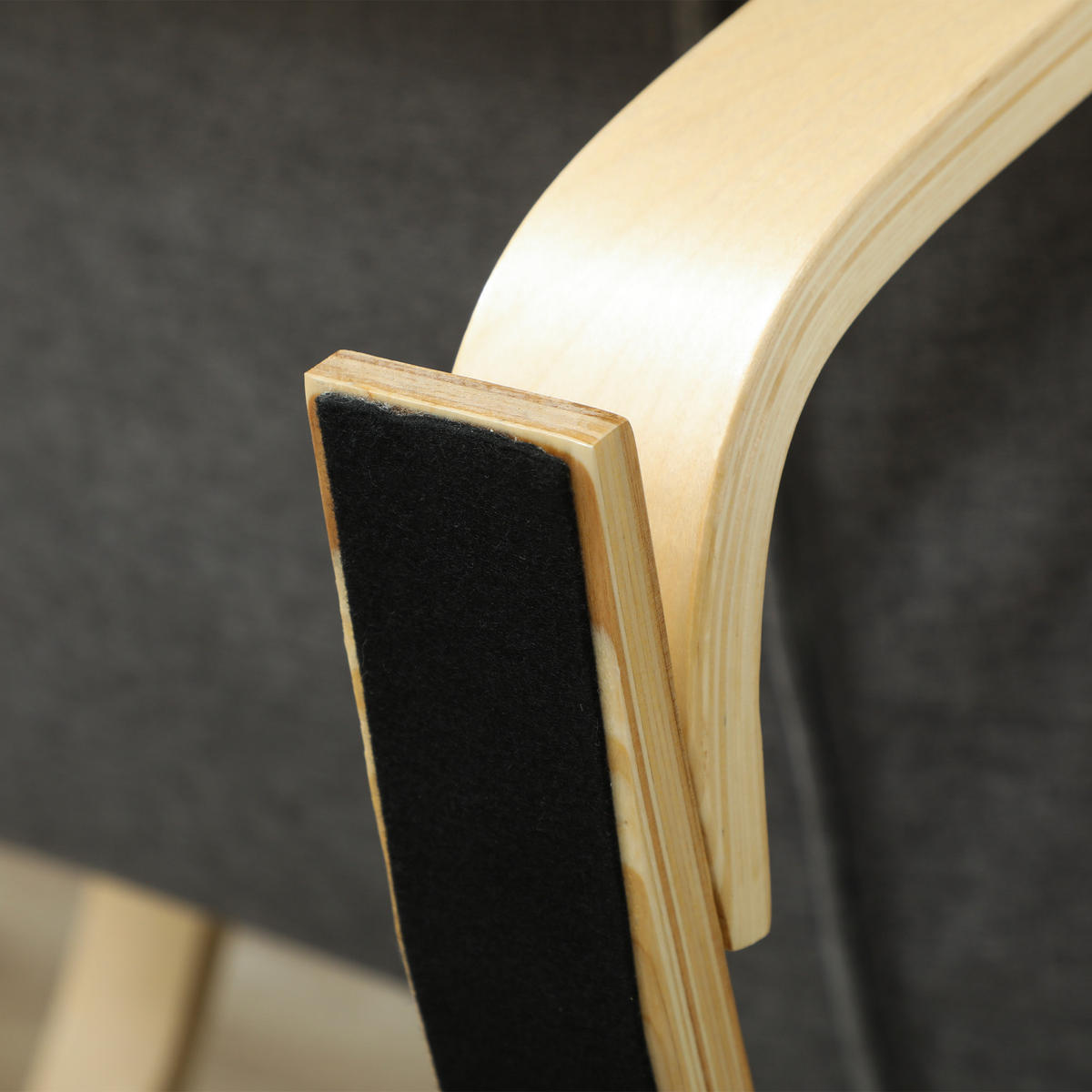 SCHAUKELSTUHL Schaukelsessel mit Massagefunktion, Kopfstütze, Fußstütze, Grau - Naturfarben/Grau, Holz/Textil (67/92/106cm) - HOMCOM