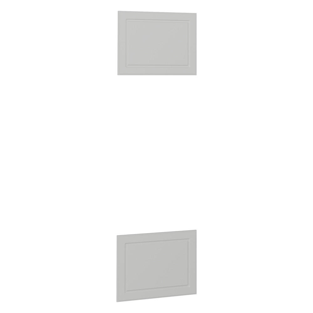 KÖKSFRONT R-Line Vitt hus på landet 59.6x88.4 cm möbelfront för mikrovågsinbyggnad 88.4/59.6/1.6 cm