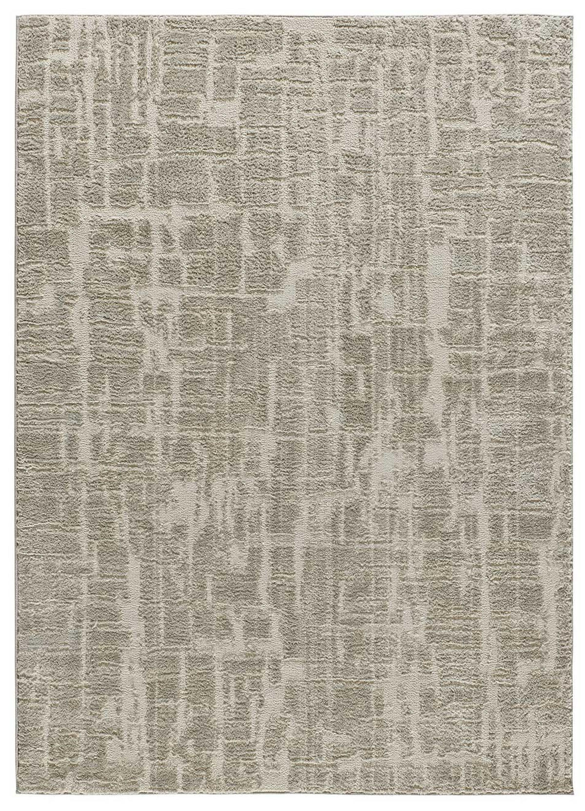 HOCHFLORTEPPICH im skandinavischen Stil Silber Lima 120/170 cm - Silberfarben, Naturmaterialien/Textil (120/170cm) - Atticgo