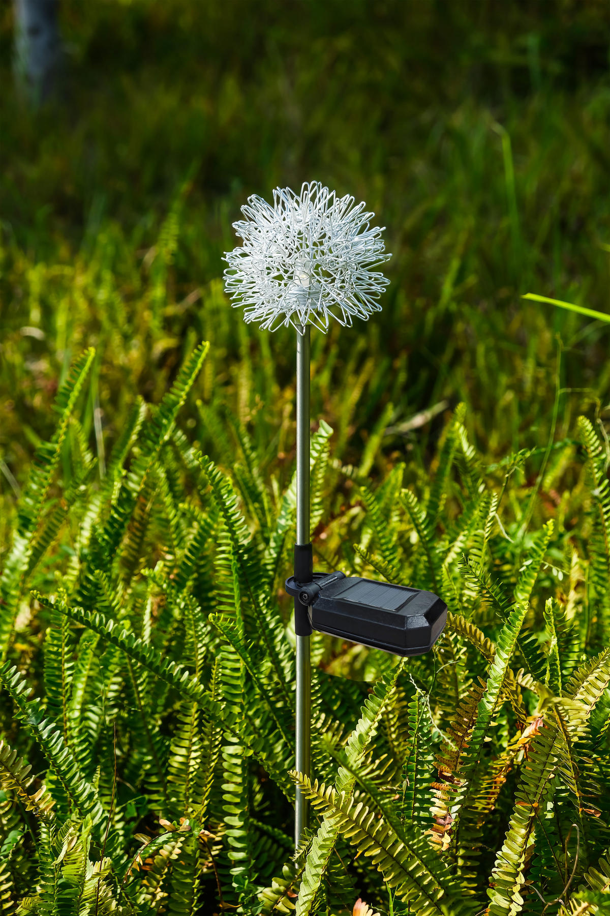 LED-SOLAR-GARTENSTÄBE - automatische Beleuchtung für stimmungsvolles Licht im Außenbereich, wetterbeständig - Weiß, Kunststoff (10/10/80cm) - Northpoint