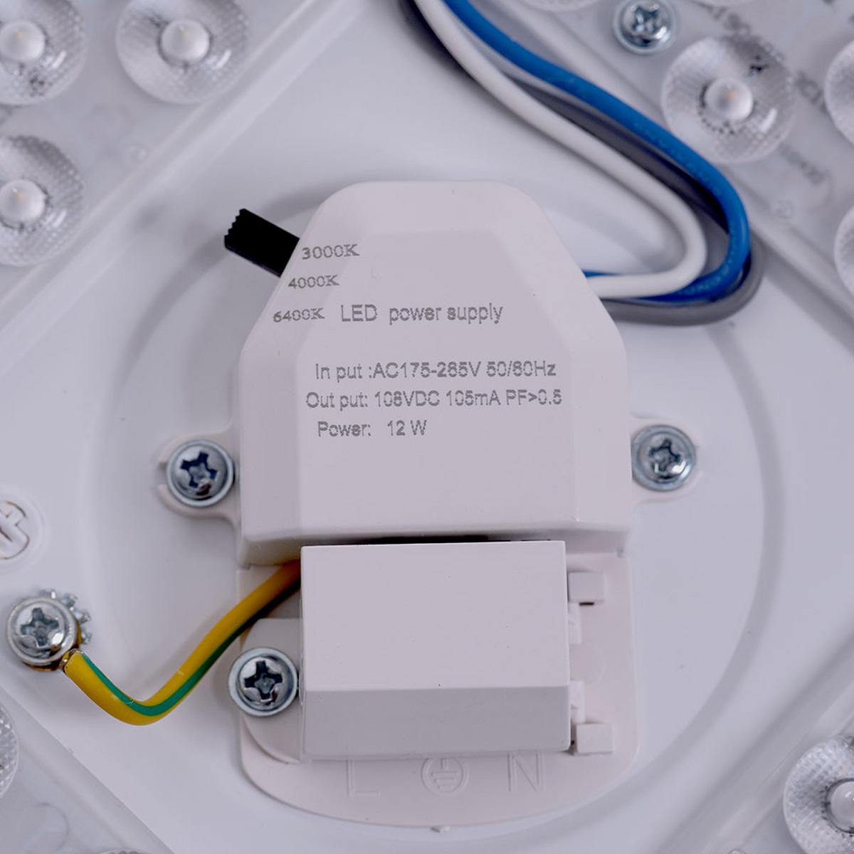 LED DECKENLEUCHTE Weiß Metall - Weiß, Metall (25.5/5.5/5.5cm)