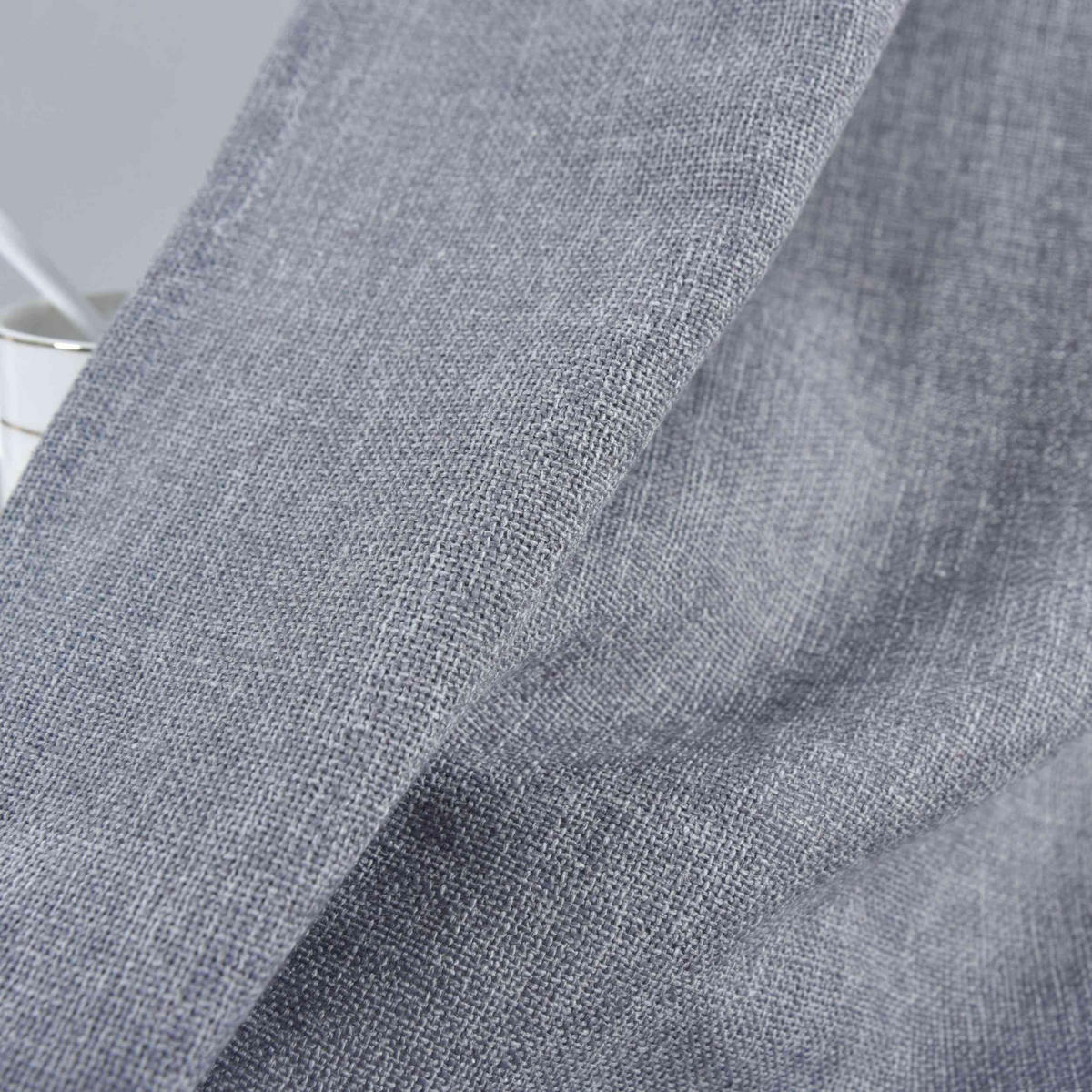 VORHANG »Essen« HxB 245x145 cm Dunkelgrau - Dunkelgrau, Textil (145/245cm) - Gardinenbox