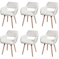 ESSZIMMERSTUHL Cremeweiß - Weiß, Textil (56/80/53cm) - MCW