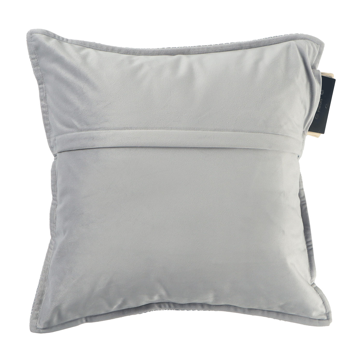 HEIZKISSEN Plush 45x45cm Black Coral - Grau, Textil (45/45cm) - Pleafs